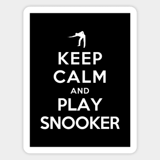 Keep Calm and Play Snooker Magnet